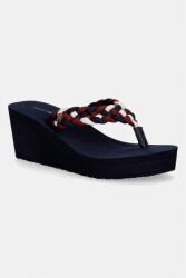 Tommy Hilfiger flip-flops pentru femei TH WEDGE BRAIDED SUMMER 9BYA-KLD0A6_59X (FW0FW09198)