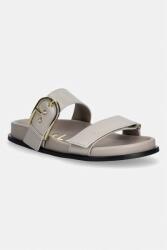 Furla șlapi cu toc plat pentru femei din piele Solea PPY2-KLD19K_80X (YL56SOE.BX4513.4488S)