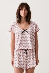 Karl Lagerfeld pijama din două piese pentru femei din bumbac cu elastan 9BY2-BIDZLF_30X (B3W45006)