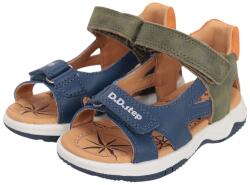D. D. STEP sandale băieți cu velcro verde piersică/albastru (14BDC3)