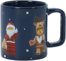 LEGO® ® Bögre 300 ml - Karácsonyi minifigurák