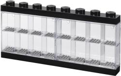  LEGO® Minifigura bemutató állvány 16 figurának - Fekete