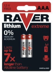 EMOS B7811 RAVER Lítium elem AAA 2db/bliszter (B7811)