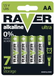 EMOS B7921 RAVER Alkáli elem AA 4db/bliszter (B7921)