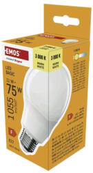 EMOS ZL5F57 LED izzó Basic A60 / E27 / 11W (75 W) / 1055 lm / Meleg fehér (ZL5F57)