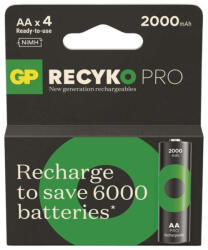 EMOS B26204 GP ReCyko Pro NiMH Akkumulátor HR6 (AA) 4db (B26204)