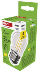 EMOS ZF6D03 LED izzó Filament Mini Globe / E27 / 1, 8 W (25 W) / 250 lm / Természetes fehér (ZF6D03)