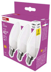 EMOS ZQ3E23.3 LED izzó Classic gyertya / E14 / 4, 2 W (40 W) / 470 lm / Természetes fehér (ZQ3E23.3)