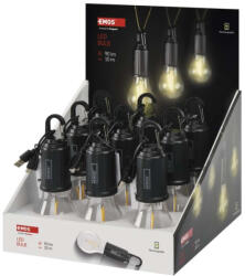 EMOS P4719 LED izzó USB tápegységgel 9db, display box (P4719)