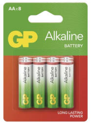 EMOS B04238 GP Alkaline elem LR6 (AA), 8db (B04238)