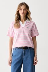 Karl Lagerfeld polo pentru femei din bumbac IKON 9BY2-PODZZD_30A (B3W17042)