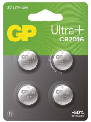 EMOS B32164 GP Ultra plus Lítium gombelem CR2016 4db/bliszter (B32164)