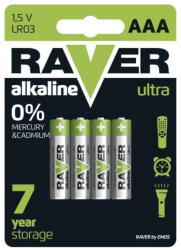 EMOS B7911 RAVER Alkáli elem AAA 4db/bliszter (B7911)