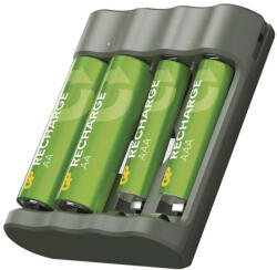 EMOS B50449 GP Akkumulátor töltő Recharge B441+2xAA Recharge 2100mAh+2xAAA Recharge 800mAh (B50449)