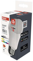 EMOS ZQZ514R LED izzó GoSmart A60 / E27 / 9 W (60 W) / 806 lm / RGB / dimmelhető / Zigbee (ZQZ514R)