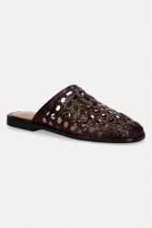 Gant șlapi pentru femei din piele Gimble PPY2-KLD0AW_89X