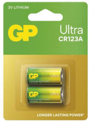 EMOS B15012U GP Ultra Lítium elem CR123A 2db/bliszter (B15012U)