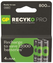 EMOS B26184 GP ReCyko Pro NiMH Akkumulátor HR03 (AAA) 4db