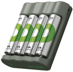 EMOS B50444 GP Akkumulátor töltő Eco E441+4xAA ReCyko 2100mAh (B50444)