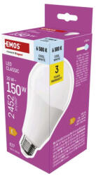 EMOS ZQ5E84 LED izzó Classic A80 / E27 / 20 W (150 W) / 2452 lm / Hideg fehér (ZQ5E84)