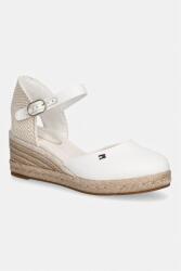 Tommy Hilfiger espadrile pentru femei MID WEDGE ESPAD CLOSED TOE PPY2-OBD01B_00X (FW0FW09233)