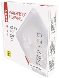 EMOS ZV2132 LED panel VIXXO beépíthető 10W 900lm IP65 természetes fehér (ZV2132)