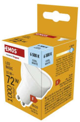 EMOS ZL8F54 LED izzó Basic MR16 fehér/ GU10 / 10 W (72 W) / 1000 lm / Hideg fehér (ZL8F54)
