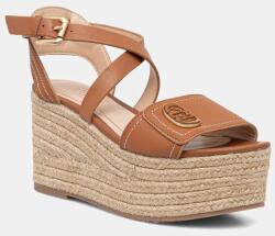 Liu Jo sandale wedges pentru femei din piele BALI 01 PPY2-OBD3KY_88X (SA6083P0102S3804)