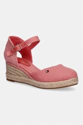 Tommy Hilfiger espadrile pentru femei MID WEDGE ESPAD CLOSED TOE PPY2-OBD01B_30X (FW0FW09233)