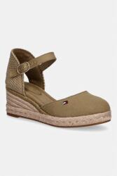 Tommy Hilfiger espadrile pentru femei MID WEDGE ESPAD CLOSED TOE PPY2-OBD01B_19X (FW0FW09233)