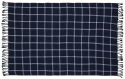 Hübsch pătură din bumbac 140 x 200 cm 99KK-PLU06W_59X (702118) Patura