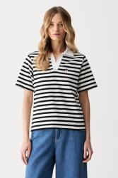 Karl Lagerfeld polo pentru femei din bumbac IKON 9BY2-PODZZD_99A (B3W17042)