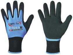 OPTI Flex Optiflex - Manusi tricotate iarna Aquaguard, latex, negru/albastru, mas. 10 [0241/10] (0241/10)