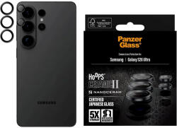 PanzerGlass Protecție lentilă Hoops Ceramic II pentru Samsung S26 Ultra, Negru, PanzerGlass