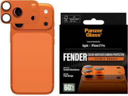 PanzerGlass Protecție lentilă Fender pentru iPhone 17 Pro, Portocaliu, PanzerGlass