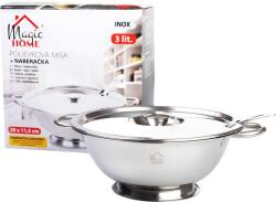  Tál MagicHome, leveses merőkanállal, 3000 ml, terrin, rozsdamentes acél