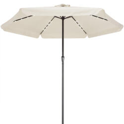 Deuba LED Umbrela de soare Athens Ø330 cm - crem