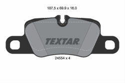 TEXTAR Set placute frana TEXTAR 2455402 (2455402) - turbochic