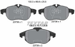 TEXTAR Set placute frana TEXTAR 2373807 (2373807) - turbochic