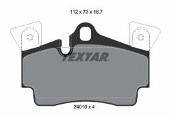 TEXTAR Set placute frana TEXTAR 2401001 (2401001) - turbochic