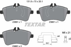 TEXTAR Set placute frana TEXTAR 2388101 (2388101) - turbochic