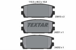 TEXTAR Set placute frana TEXTAR 2381301 (2381301) - turbochic