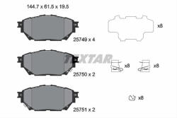 TEXTAR Set placute frana TEXTAR 2574901 (2574901) - turbochic
