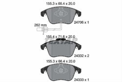 TEXTAR Set placute frana TEXTAR 2470601 (2470601) - turbochic