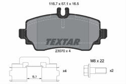 TEXTAR Set placute frana TEXTAR 2307003 (2307003) - turbochic