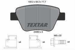 TEXTAR Set placute frana TEXTAR 2456301 (2456301) - turbochic