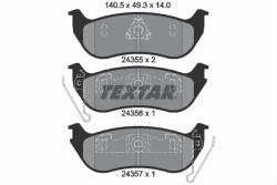 TEXTAR Set placute frana TEXTAR 2435501 (2435501) - turbochic