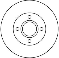 TRW Disc frana fata TRW DF4036 (DF4036)