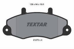 TEXTAR Set placute frana TEXTAR 2147001 (2147001) - turbochic