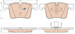 TRW Set placute frana fata TRW GDB1942 (GDB1942)